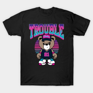 cute teddy bear troublemaker tee T-Shirt